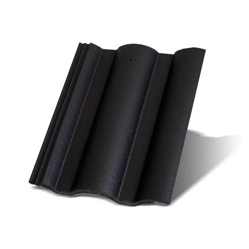 Terrán Danubia Colorsystem antracit hullámos beton tetőcserép